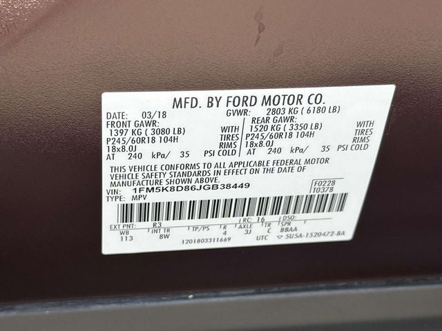2018 Ford Explorer XLT