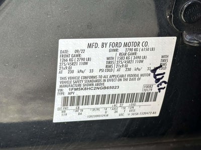 2022 Ford Explorer Platinum