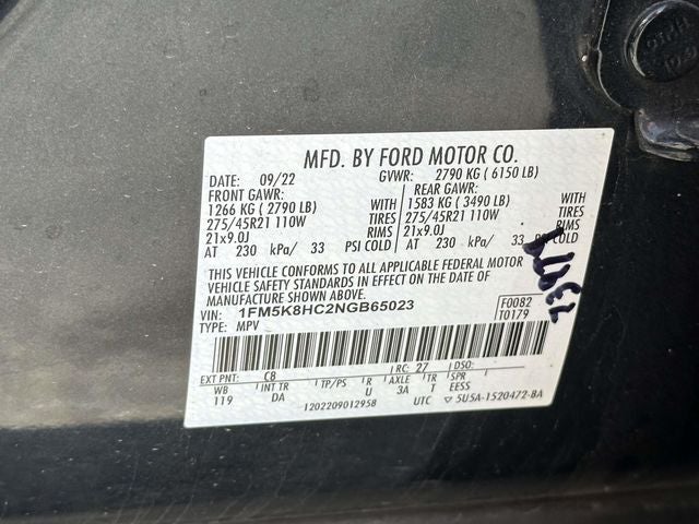2022 Ford Explorer Platinum
