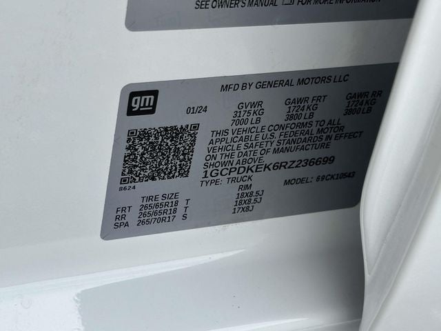 2024 Chevrolet Silverado 1500 LT