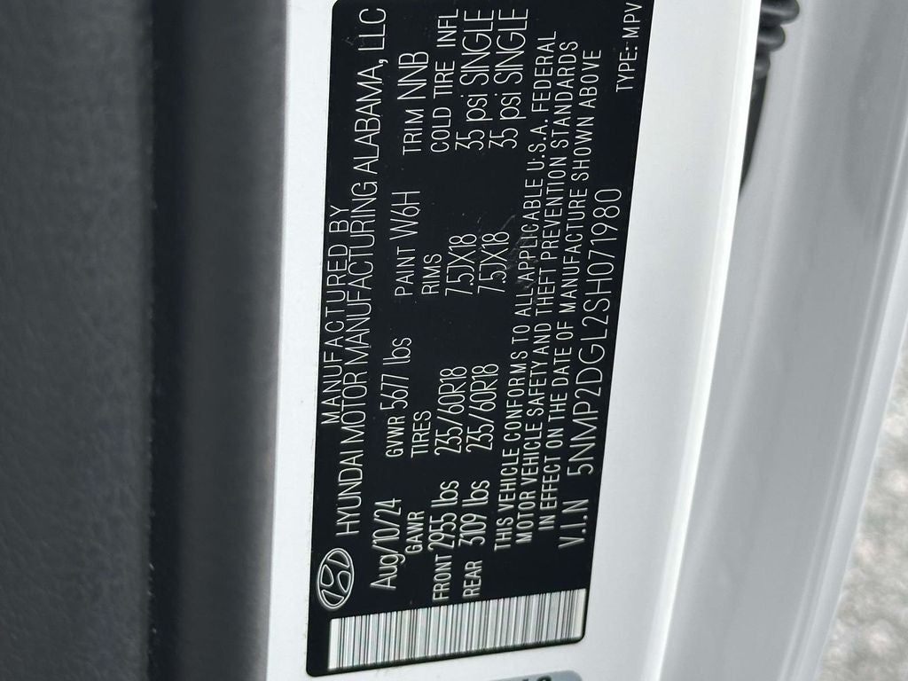 2025 Hyundai SANTA FE SEL