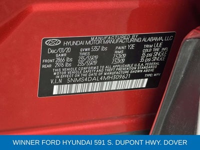 2021 Hyundai SANTA FE Limited