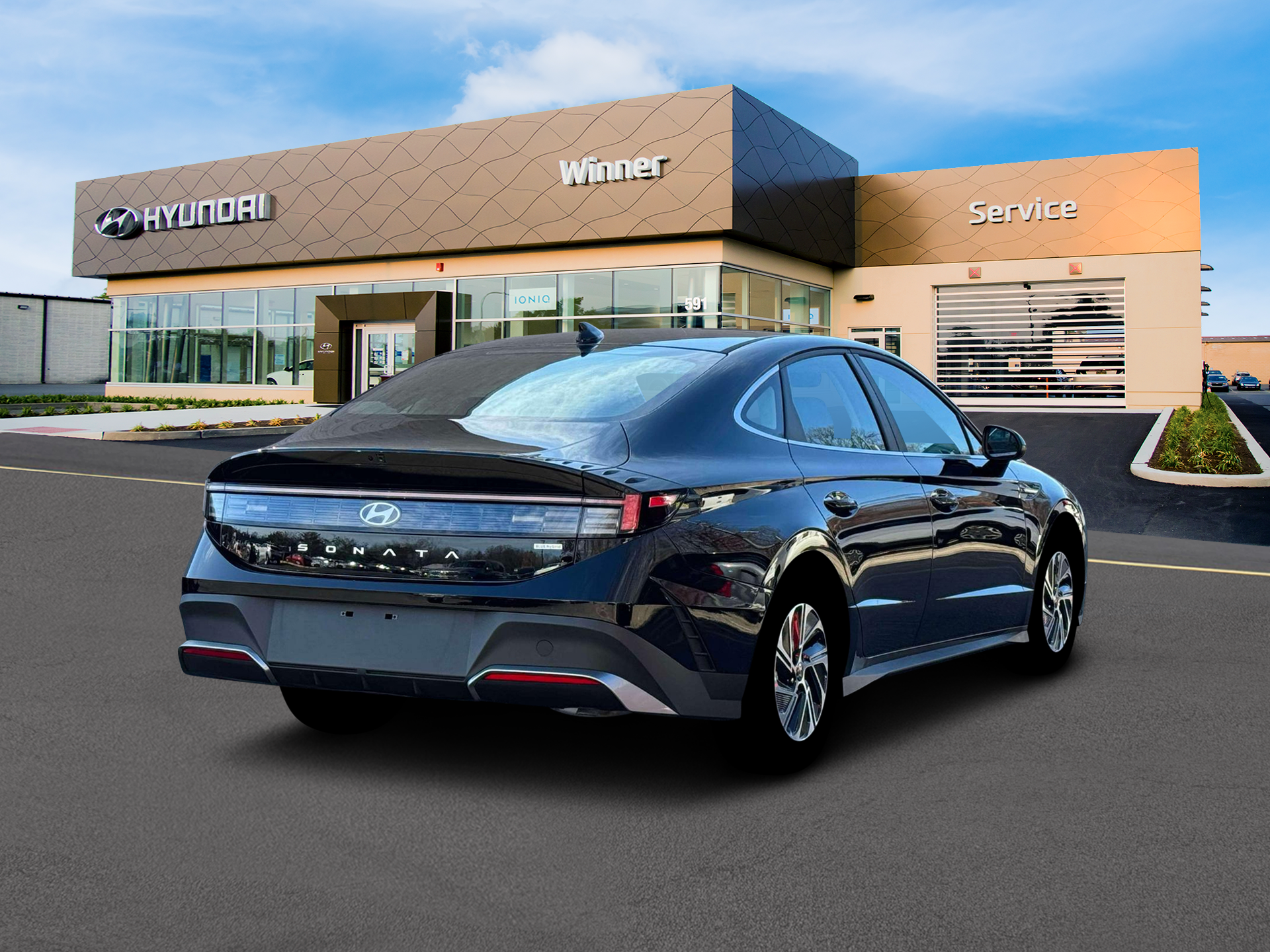 2026 Hyundai SONATA HYBRID Blue