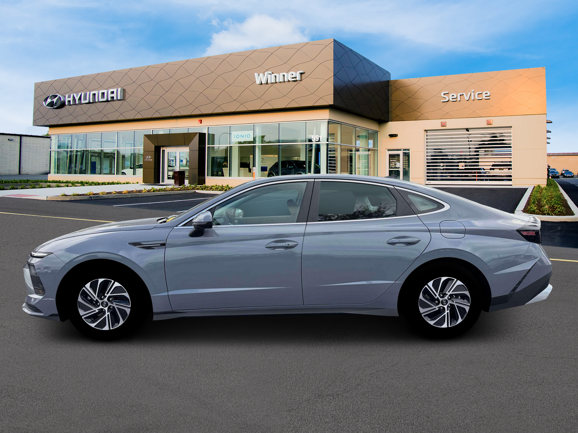 2026 Hyundai SONATA HYBRID Blue
