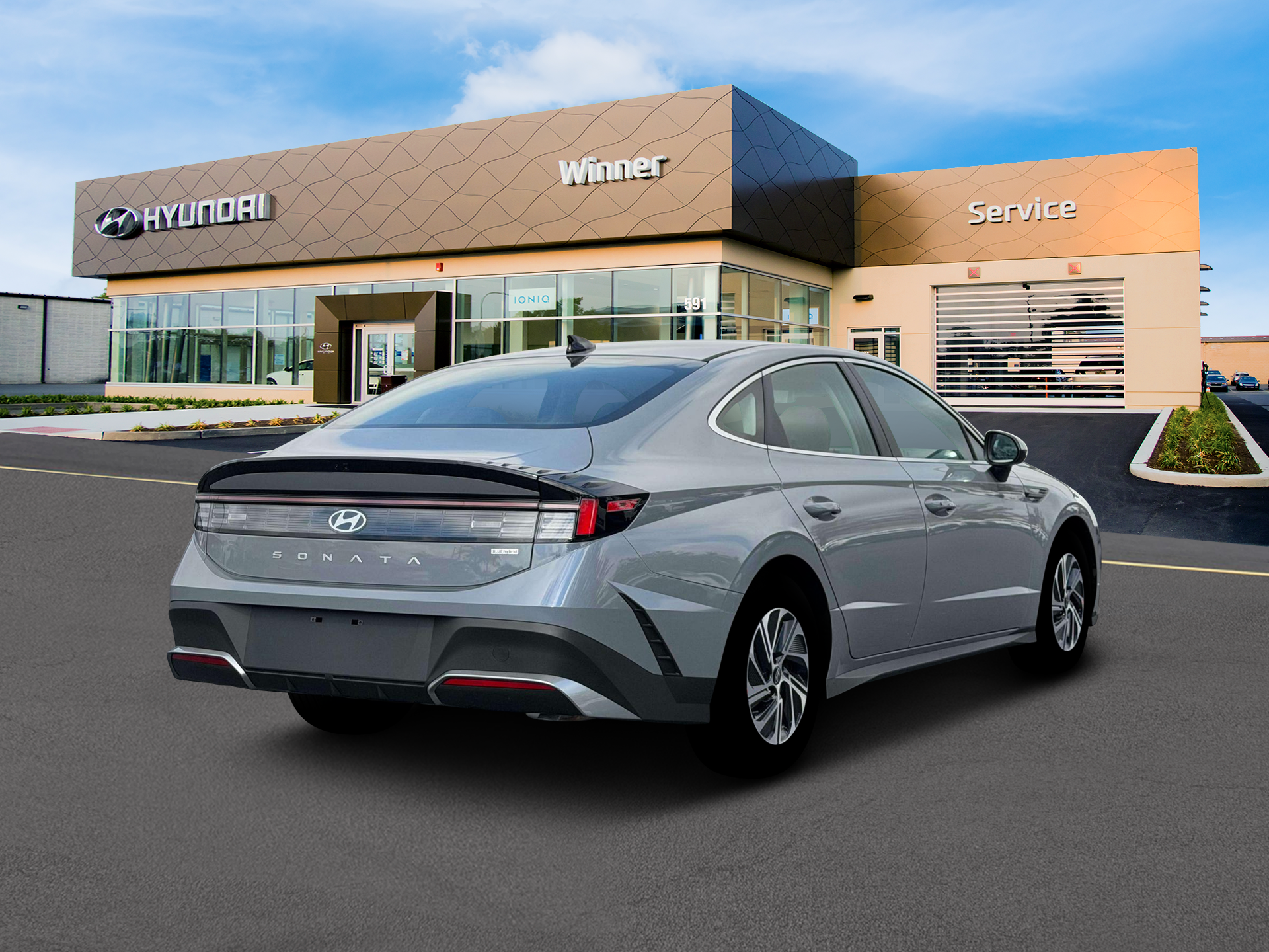2026 Hyundai SONATA HYBRID Blue