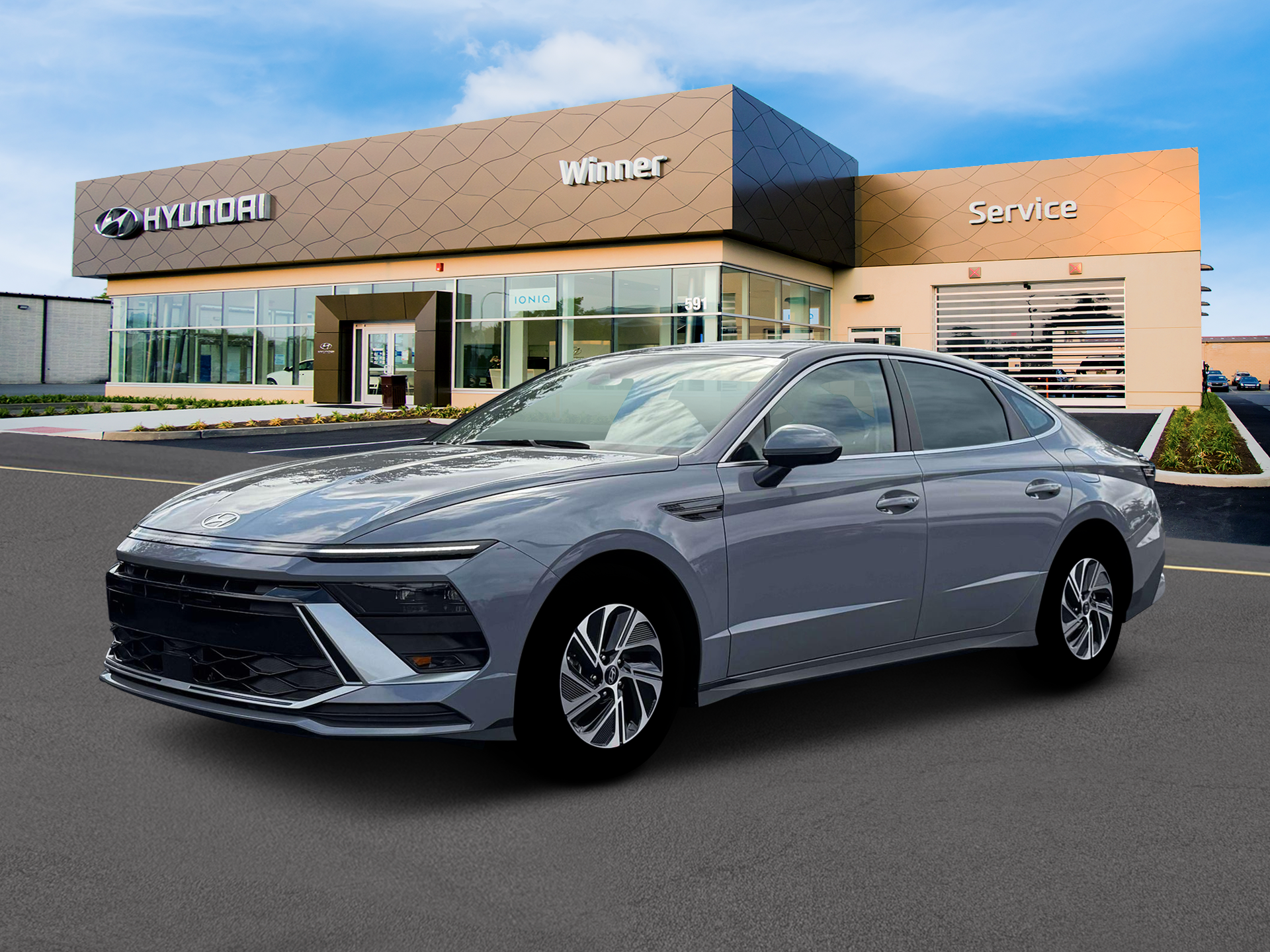 2026 Hyundai SONATA HYBRID Blue