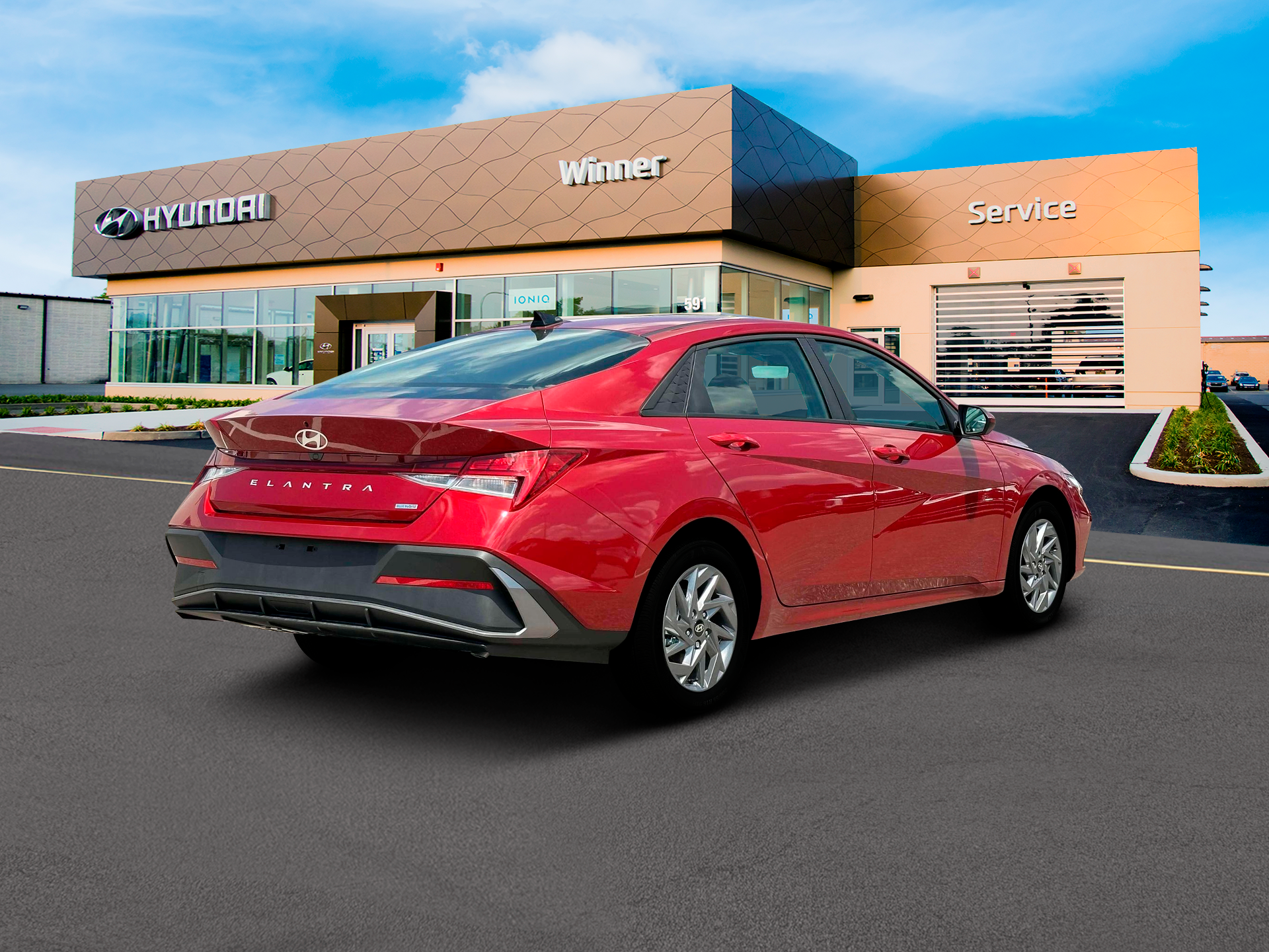 2025 Hyundai ELANTRA HYBRID Blue