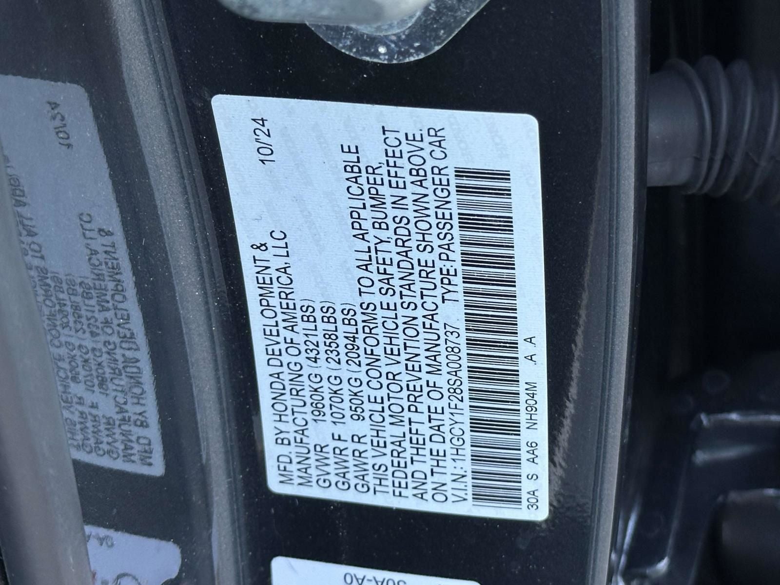 2025 Honda Accord LX