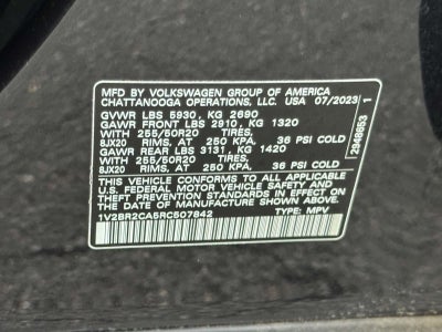 2024 Volkswagen Atlas 2.0T SEL