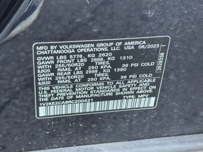 2024 Volkswagen Atlas Cross Sport 2.0T SE w/Technology