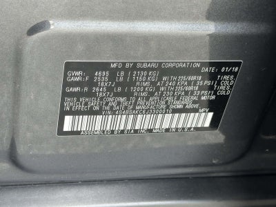 2018 Subaru Outback 2.5i Limited