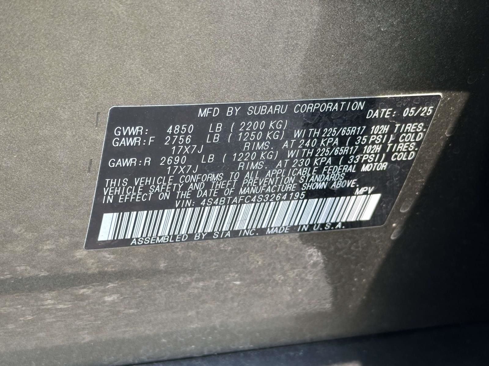 2025 Subaru Outback Premium