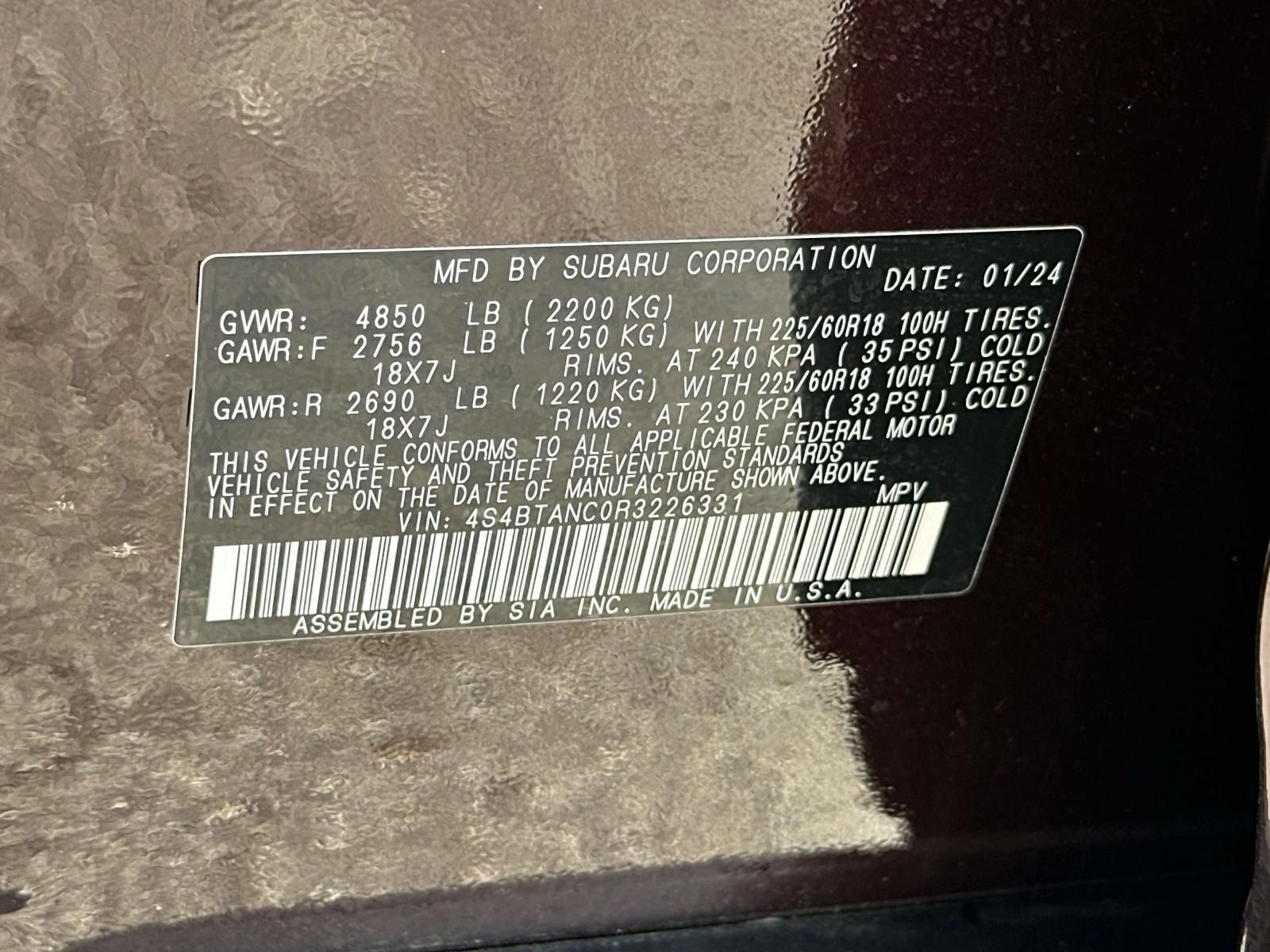2024 Subaru Outback Limited