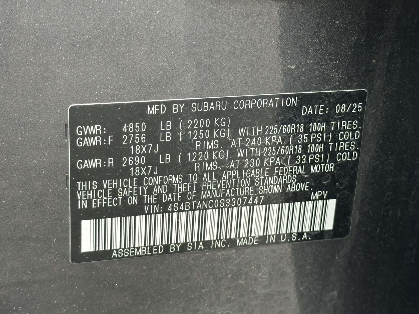 2025 Subaru Outback Limited