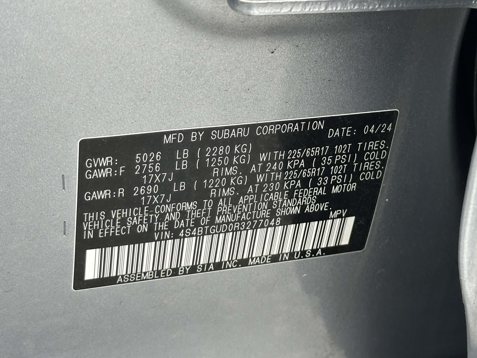 2024 Subaru Outback Wilderness