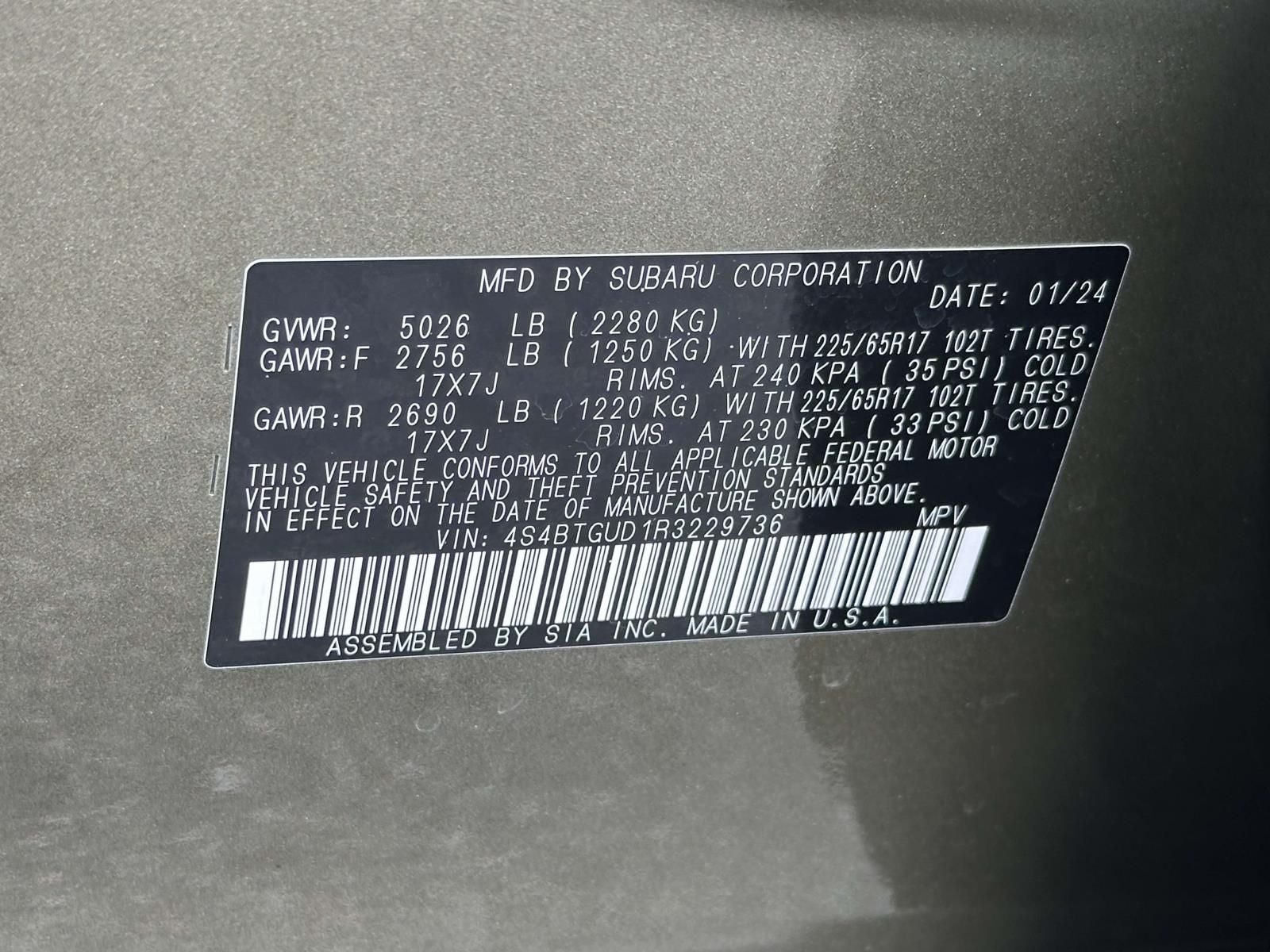 2024 Subaru Outback Wilderness