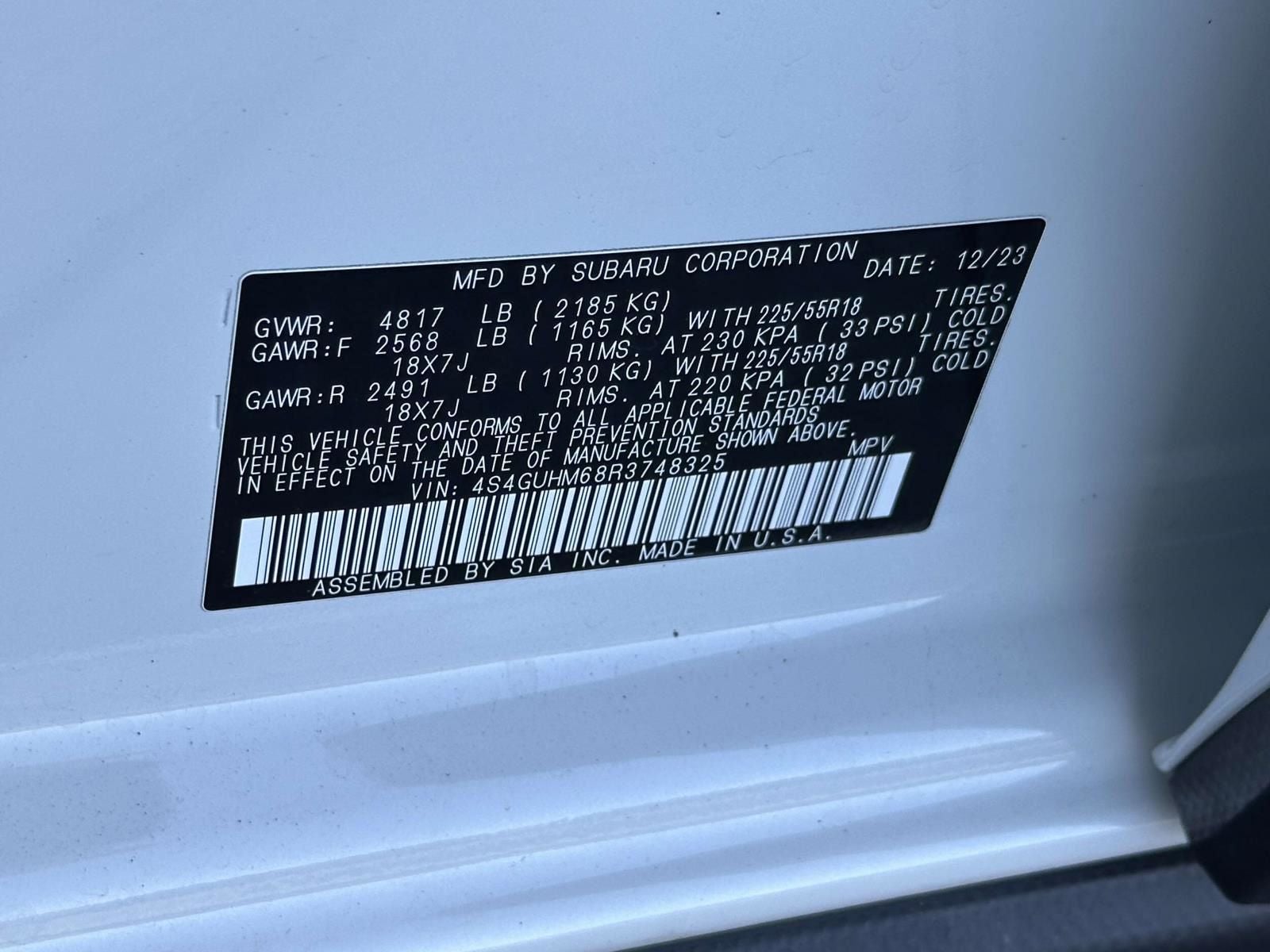 2024 Subaru Crosstrek Limited