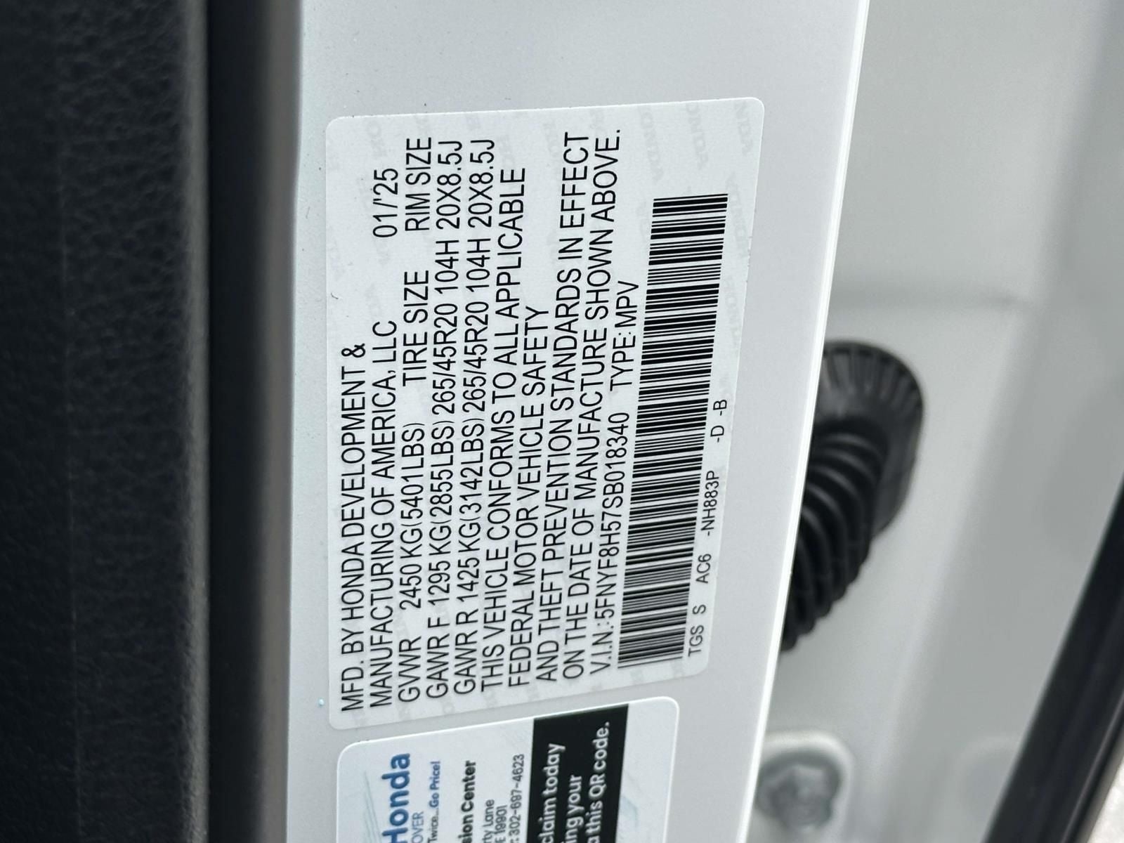 2025 Honda Passport EX-L