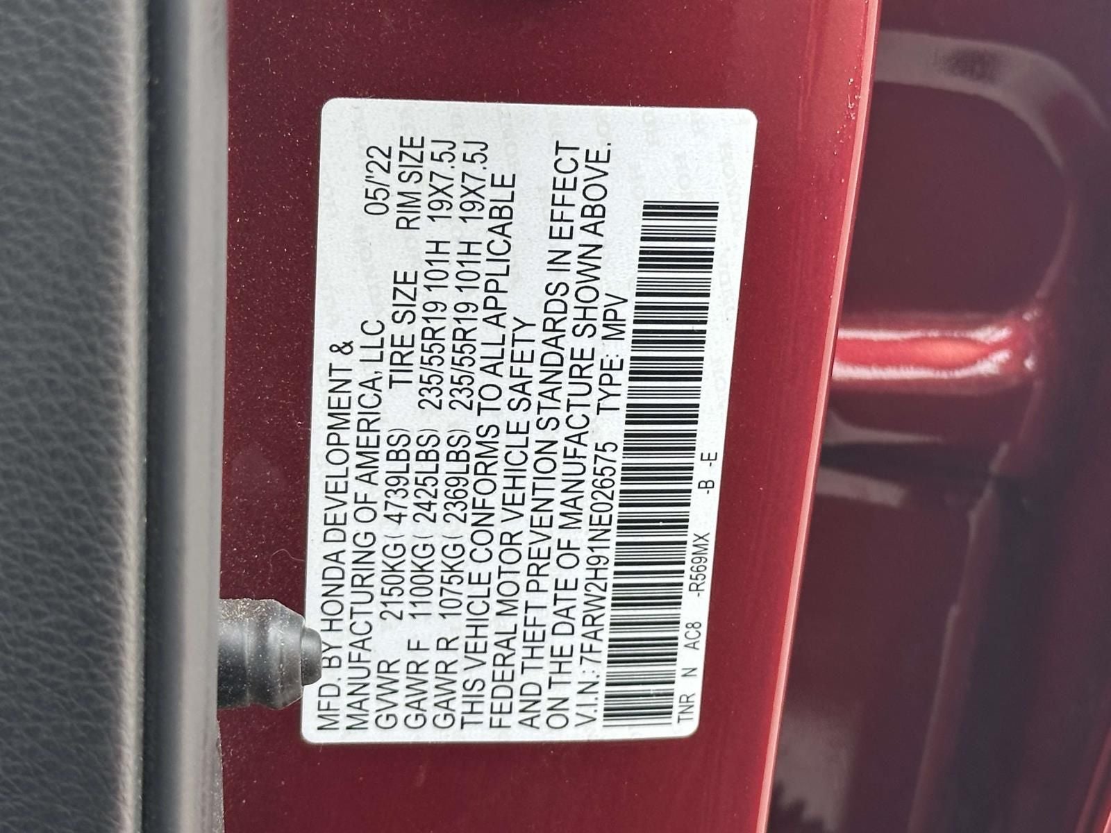 2022 Honda CR-V Touring