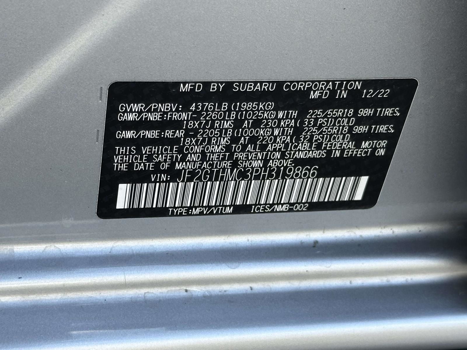 2023 Subaru Crosstrek Limited