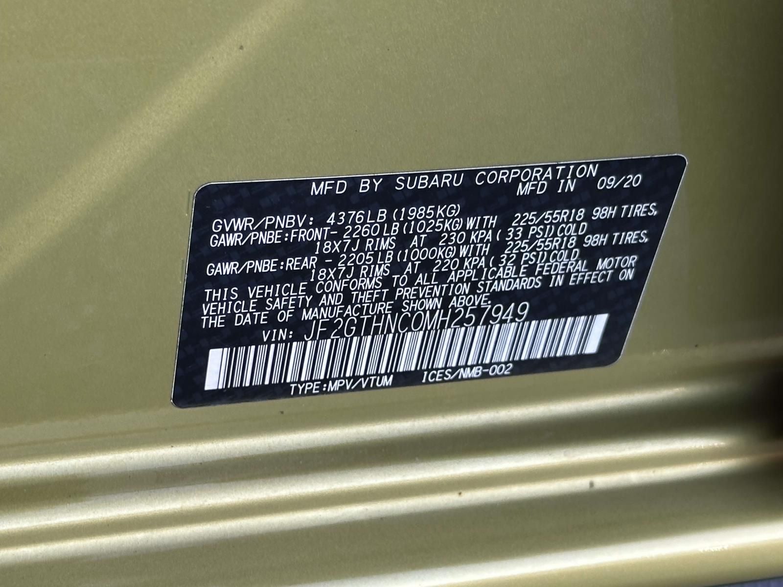 2021 Subaru Crosstrek Limited