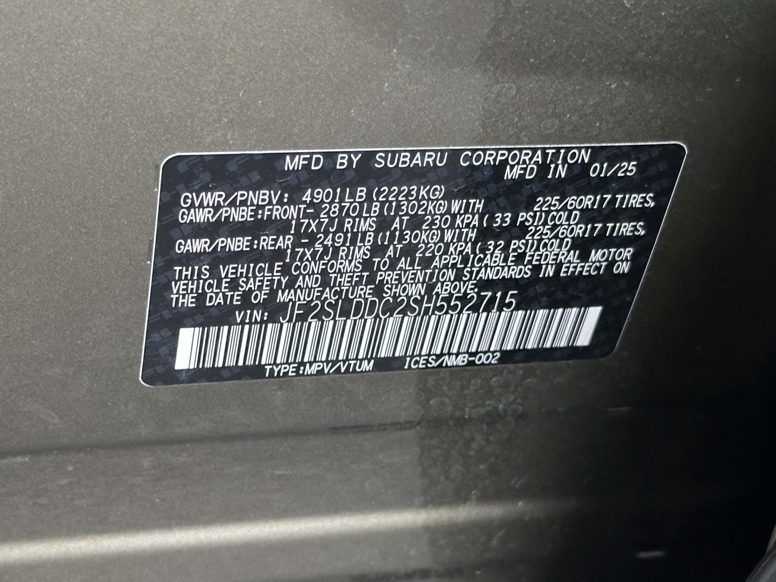 2025 Subaru Forester Premium