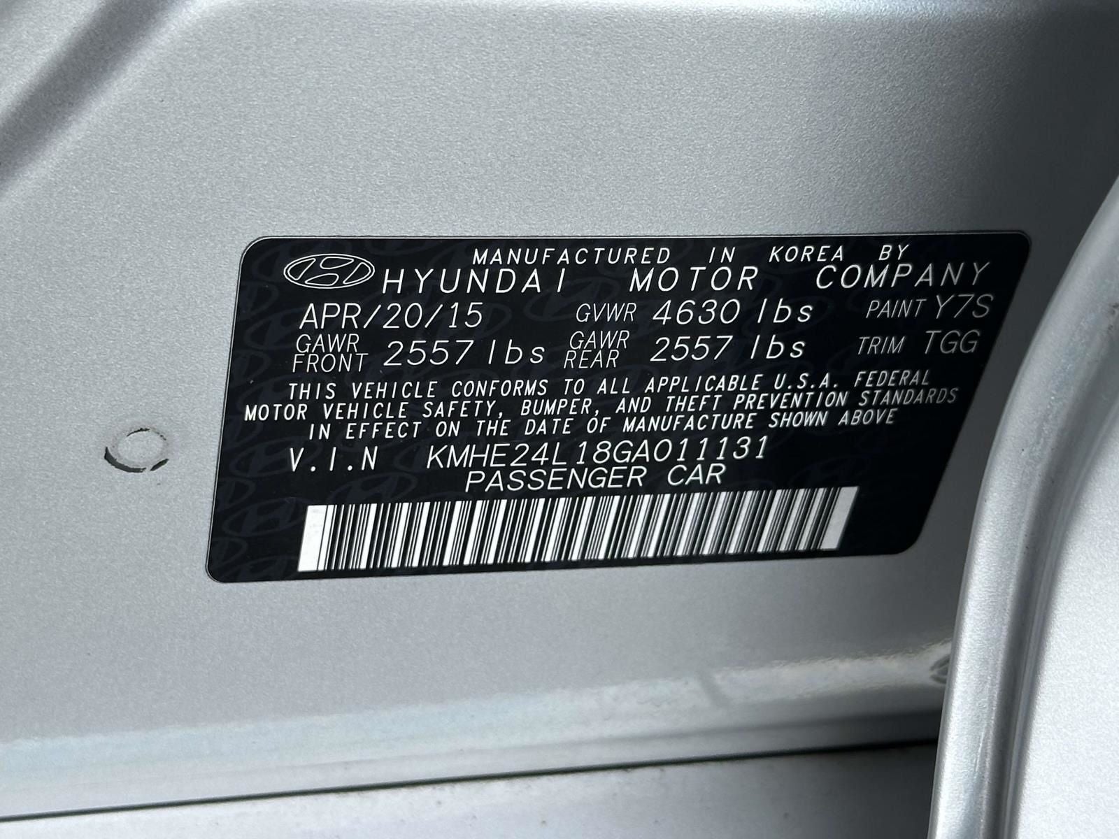2016 Hyundai SONATA HYBRID SE