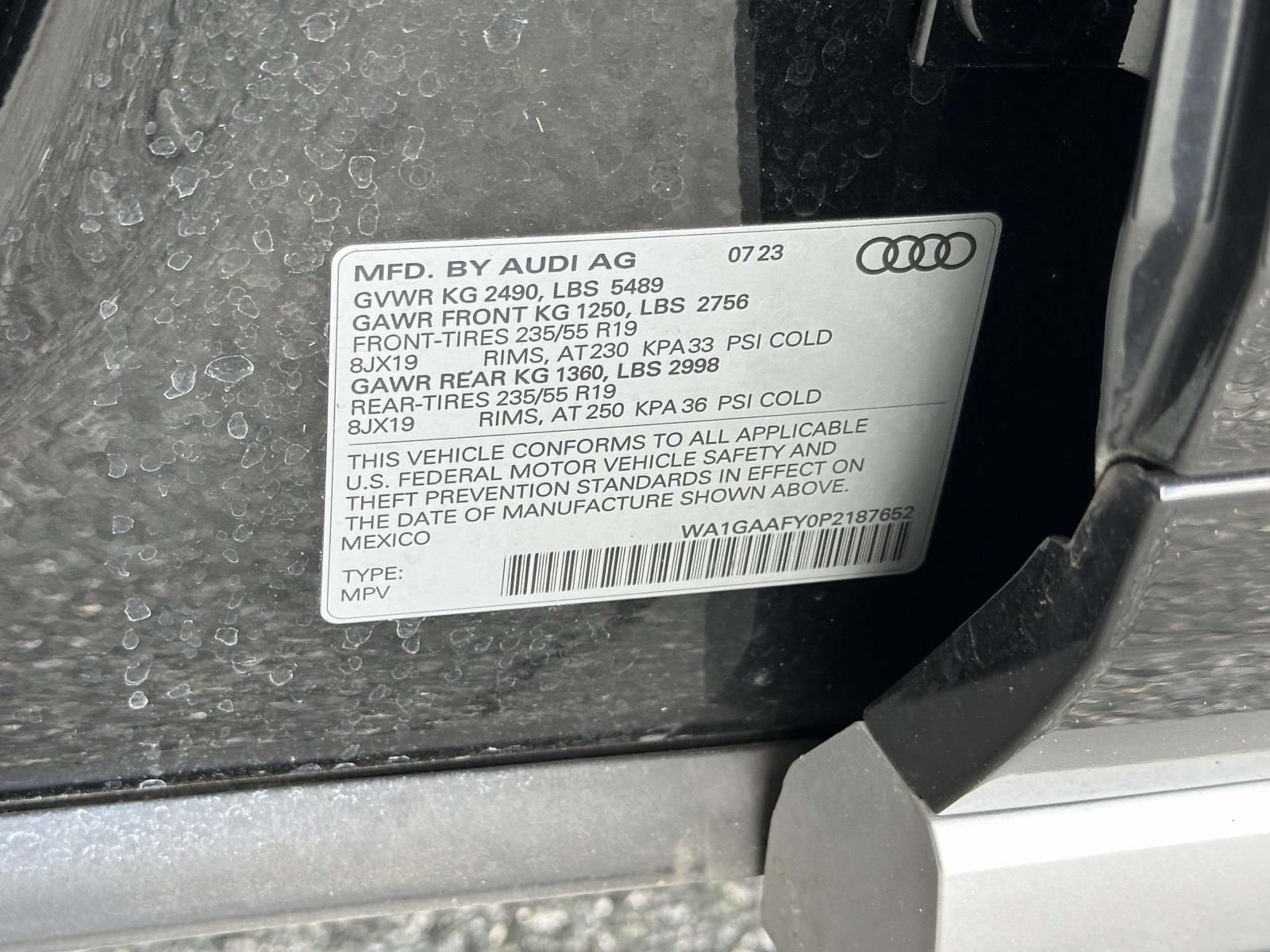 2023 Audi Q5 45 S line Premium quattro