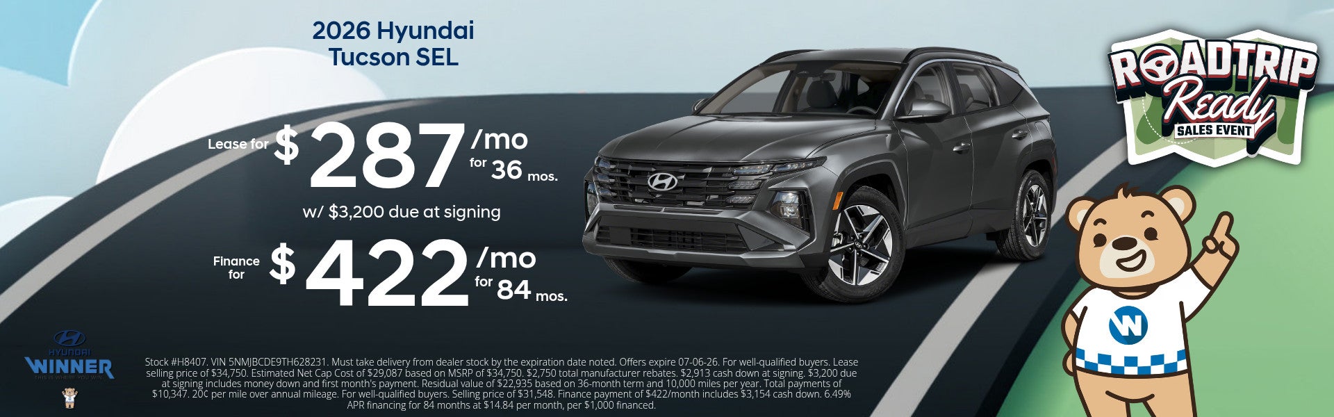 New Hyundai Tucson SEL Special Offers