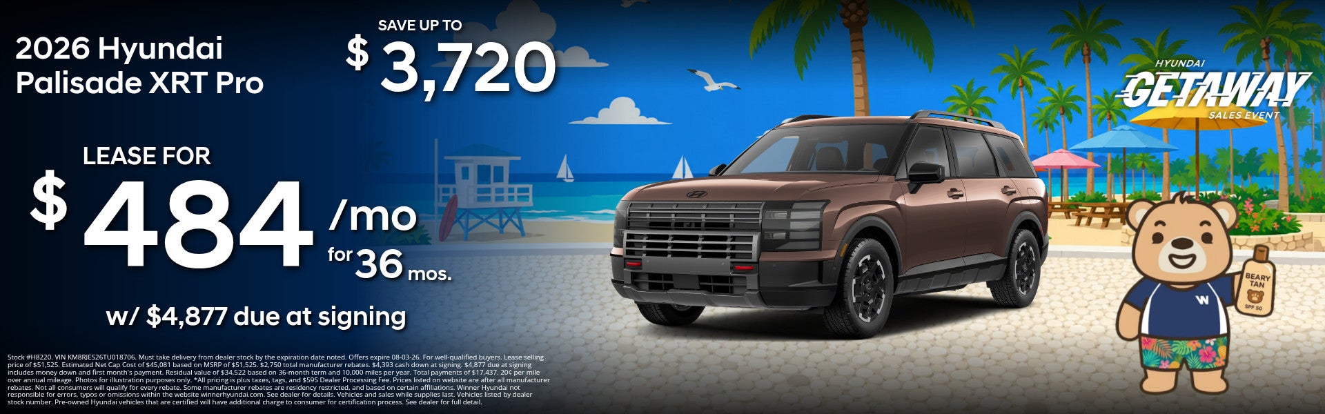 Winner Hyundai 2026 Hyundai Palisade XRT Pro: 2 Offers