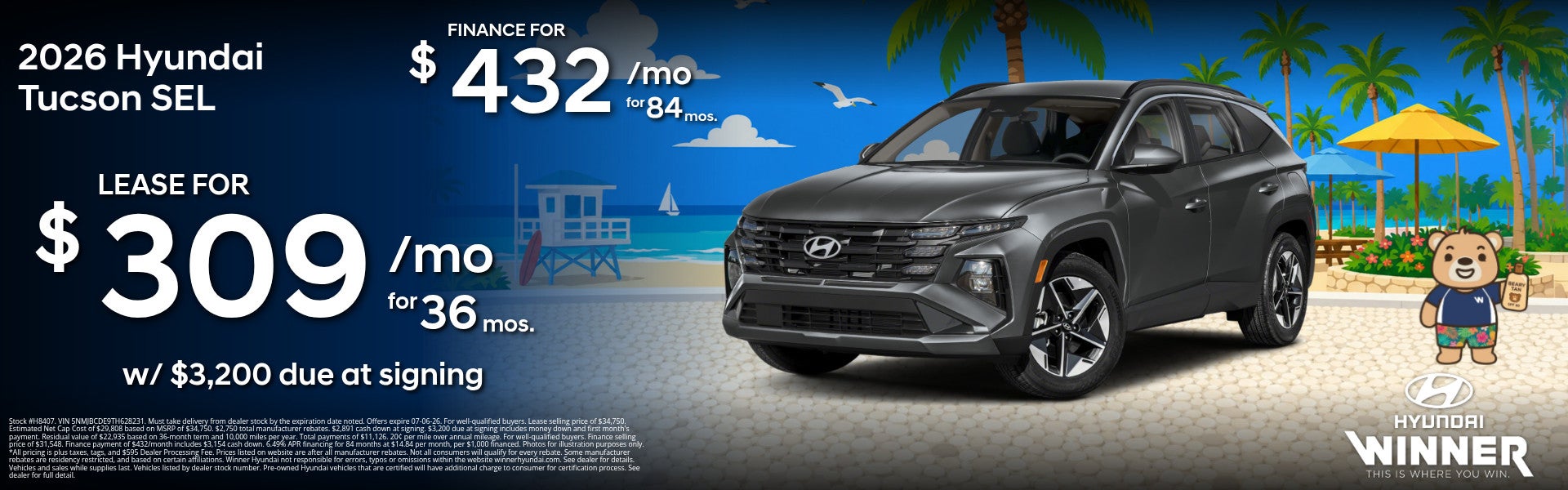 New Hyundai Tucson SEL Special Offers