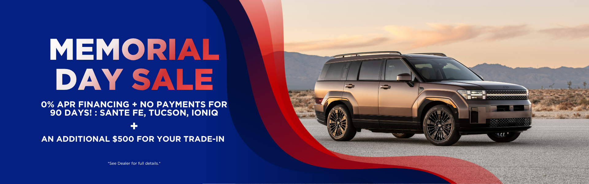 Winner Hyundai Memorial Day Specials