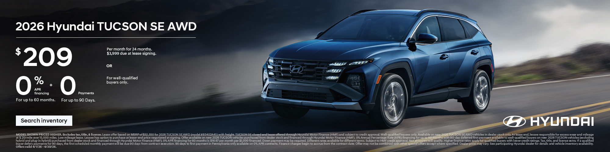 2026 Hyundai TUCSON Ee AWD at Winner Hyundai in Dover DE